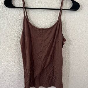 Universal Thread Brown Fitted Sleeveless Camisole